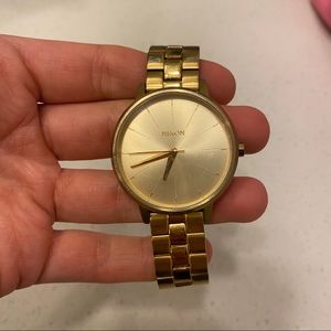 Gold Nixon Kensington Watch